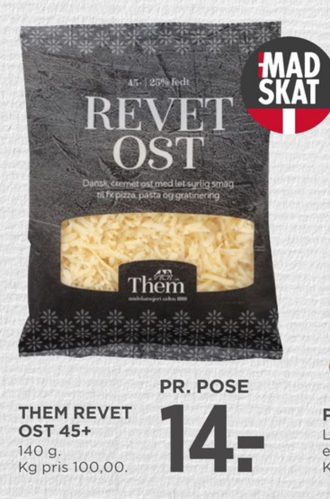 Them Ost Hi Protein, Revet ost