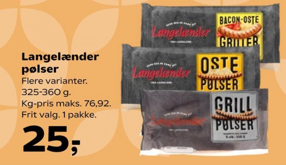 Langelænder, Bacon-Oste Griller