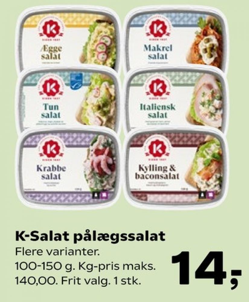 K-salat, Kylling & Baconsalat