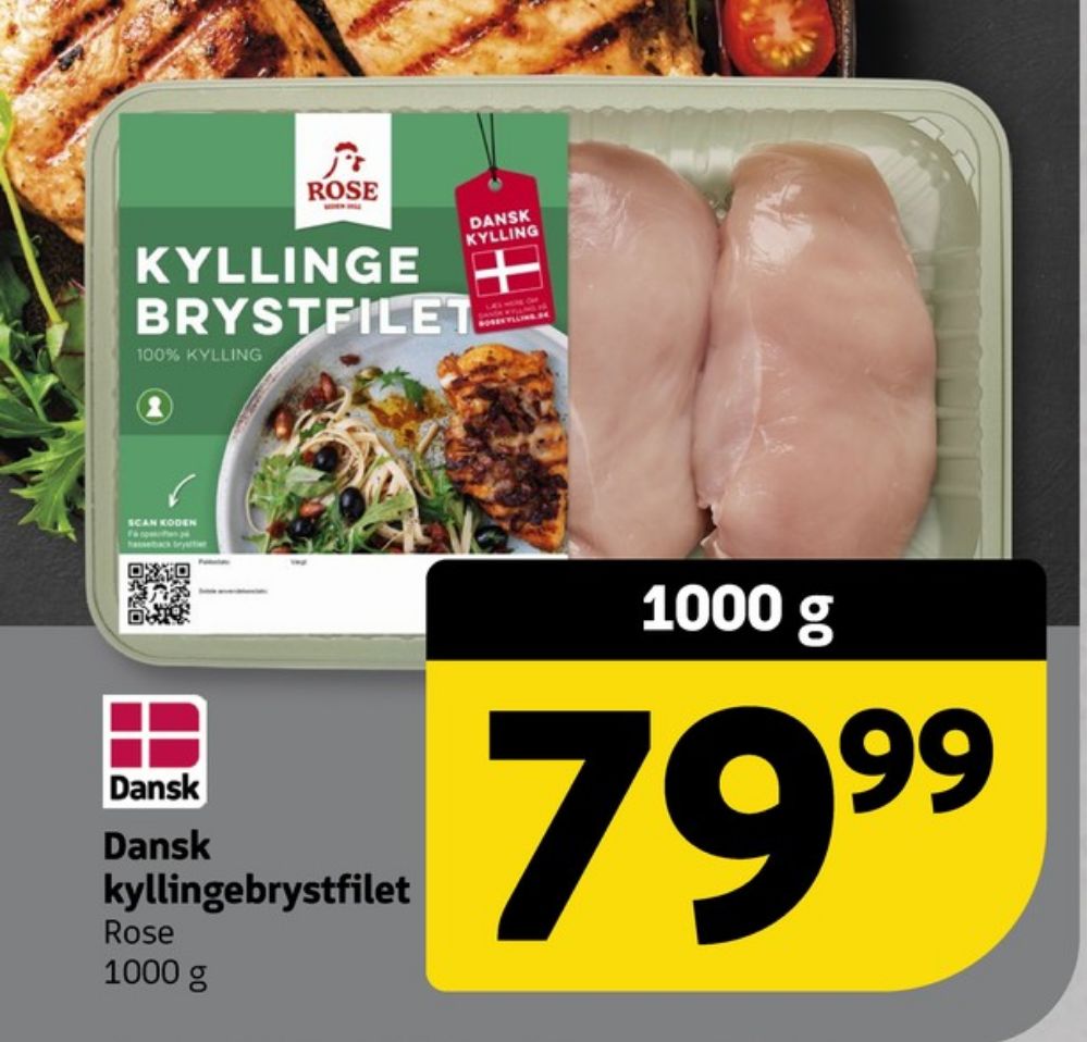 Rose, Kyllingebrystfilet