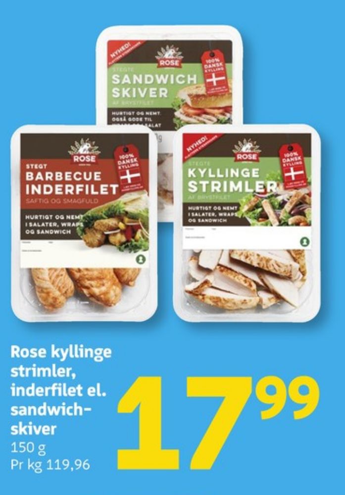 Rose, Kyllingeinderfilet