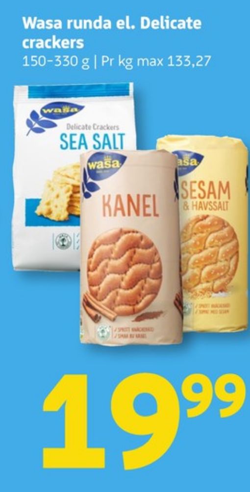 Wasa, Kanel knækbrød