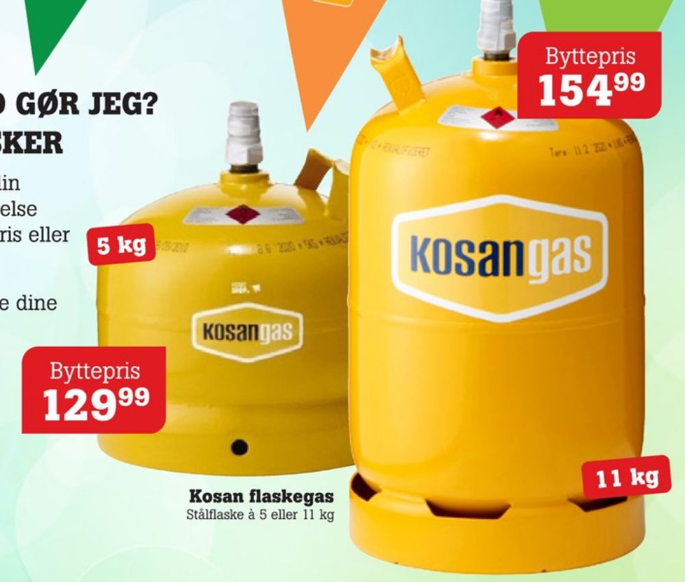 Kosan, Gasflaske