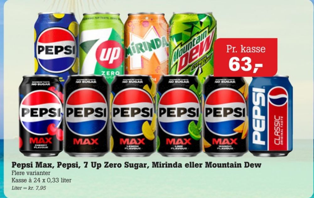 Pepsi Max, Cola