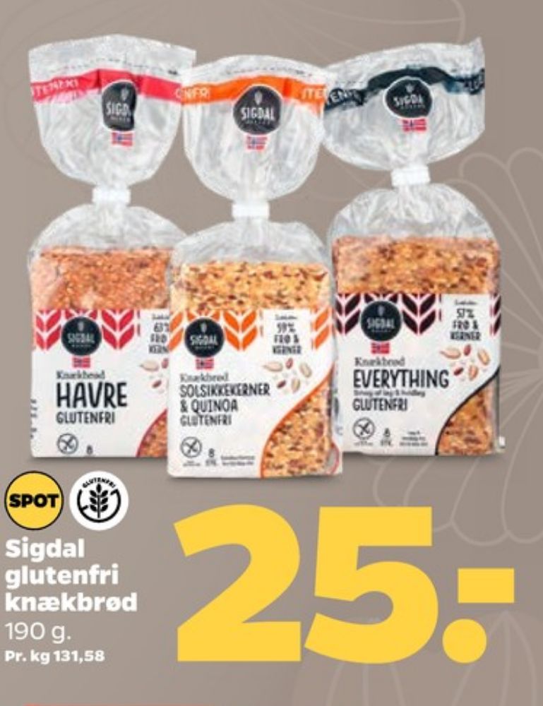 Sigdal, Solsikkekerne & Quinoa knækbrød