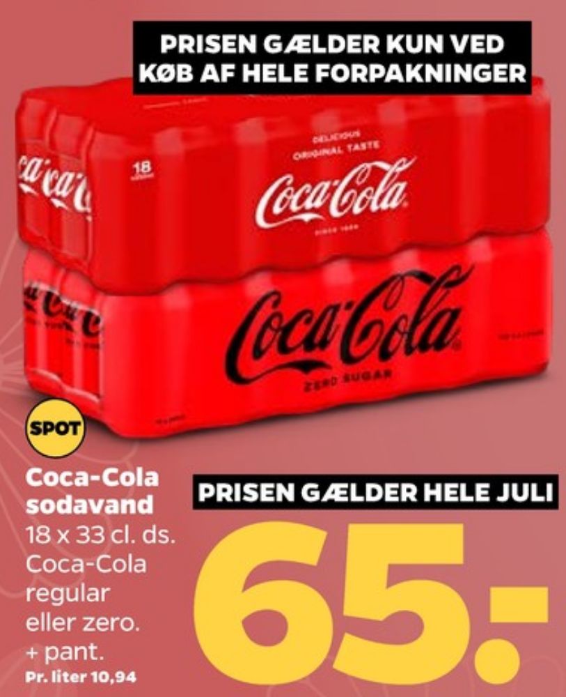 Coca Cola, Cola 18 pk.