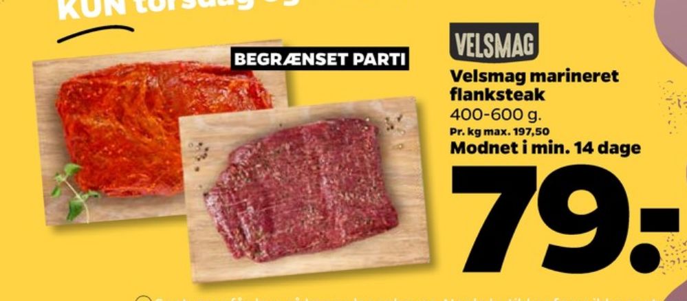 Velsmag, Flanksteak