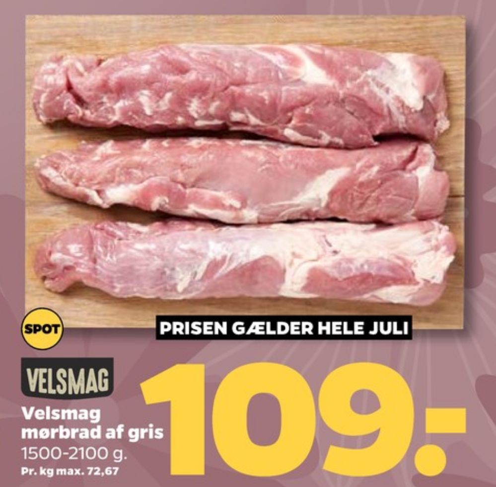 Velsmag, Grisemørbrad