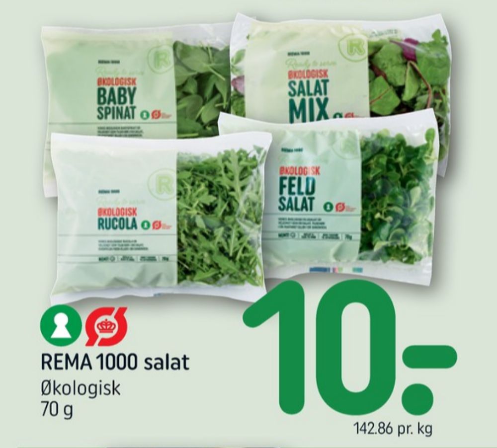 Rema 1000, Salatblanding
