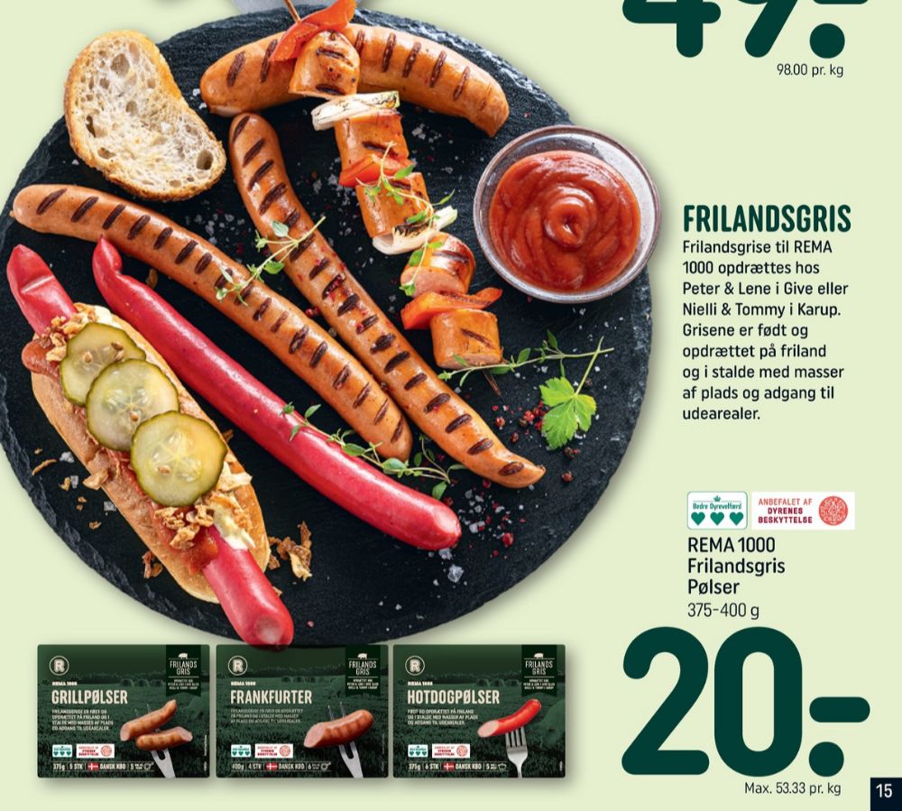 Rema 1000, Frankfurter