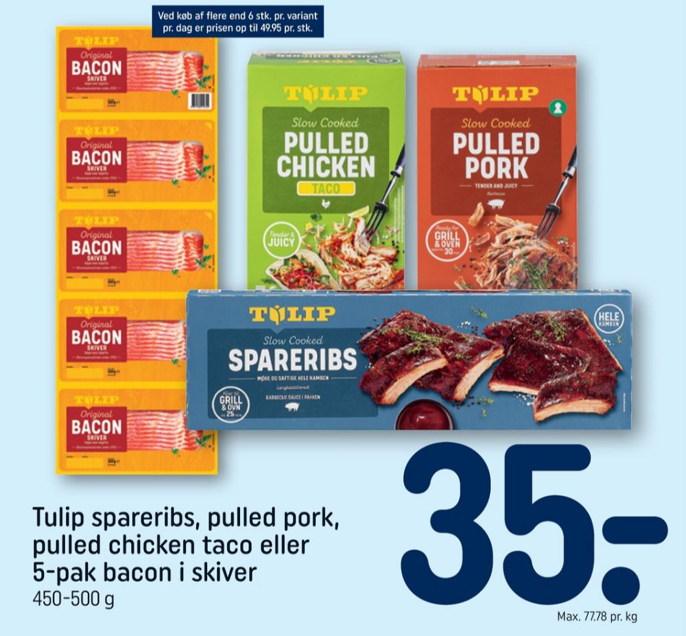 Tulip, Baconskiver