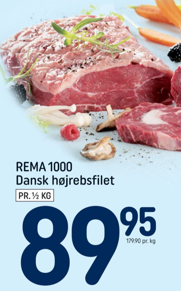 Rema 1000, Højrebsfilet
