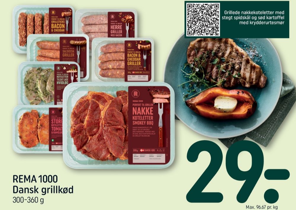 Rema 1000, Herregriller Bacon
