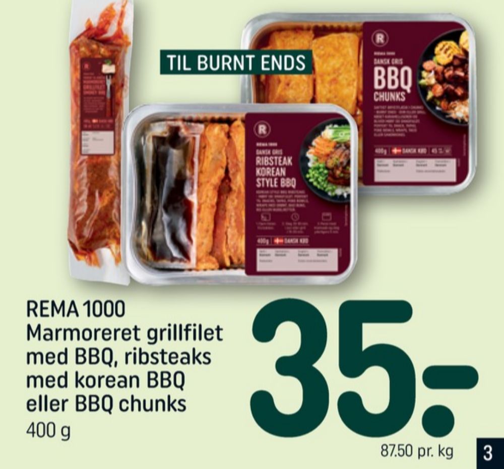 Rema 1000, BBQ Chunks