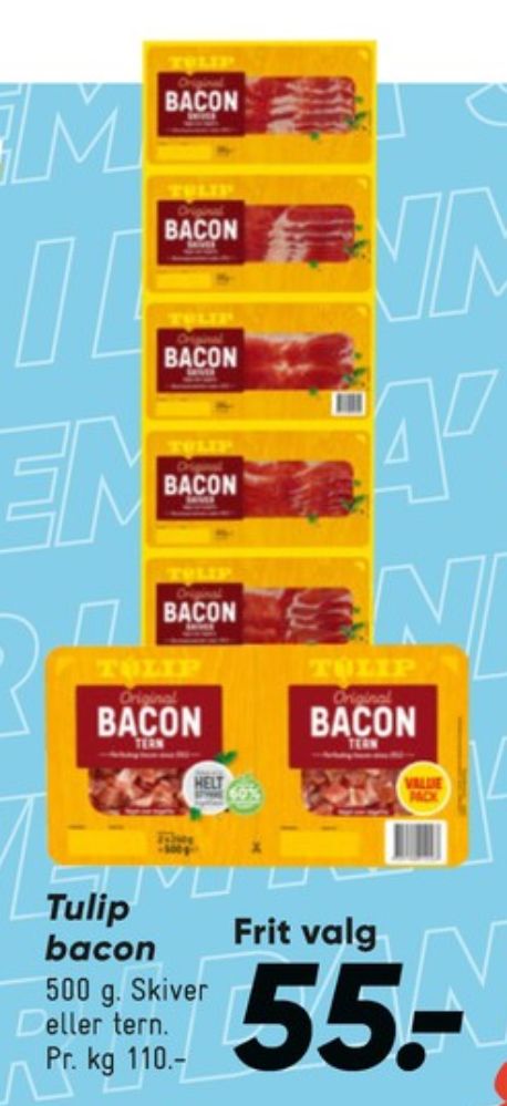 Tulip, Baconskiver