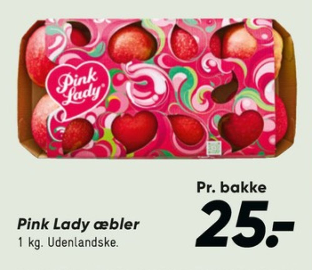 Pink lady, Æbler
