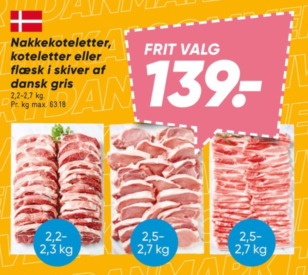 Flæsk i skiver