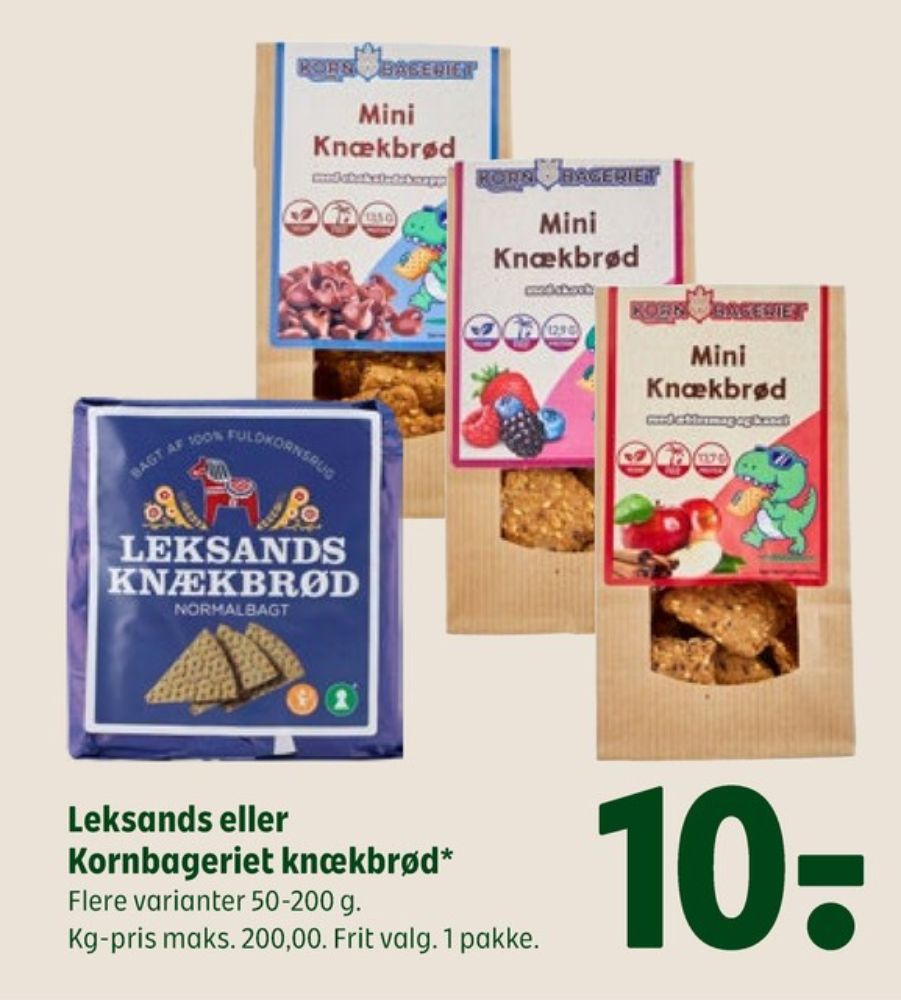 Leksands, Normalbagt knækbrød