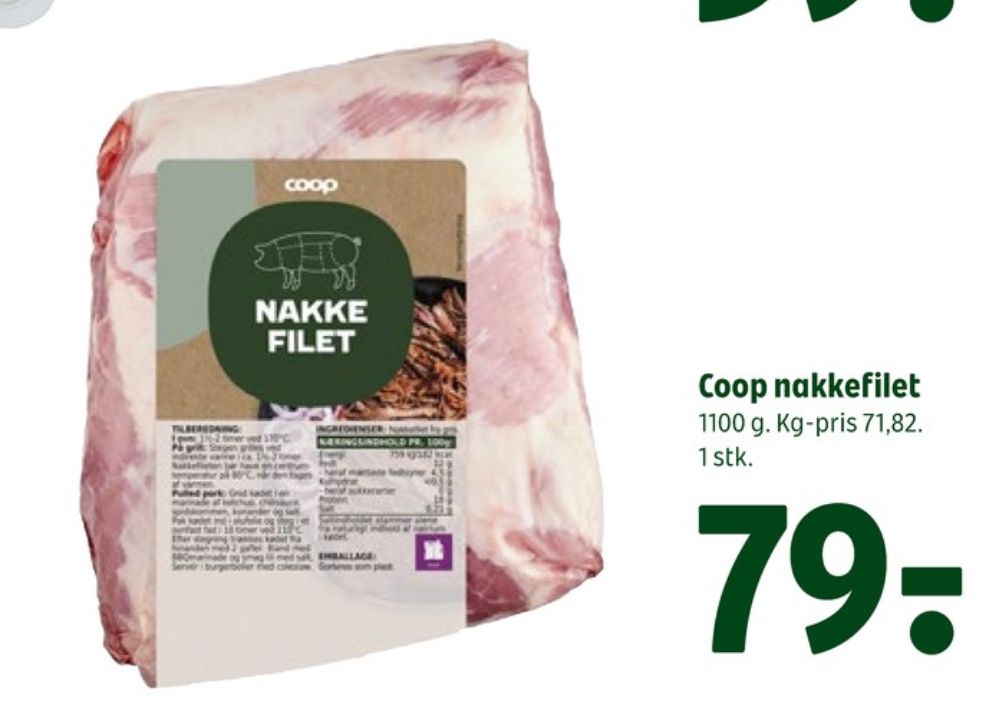 Coop, Nakkefilet