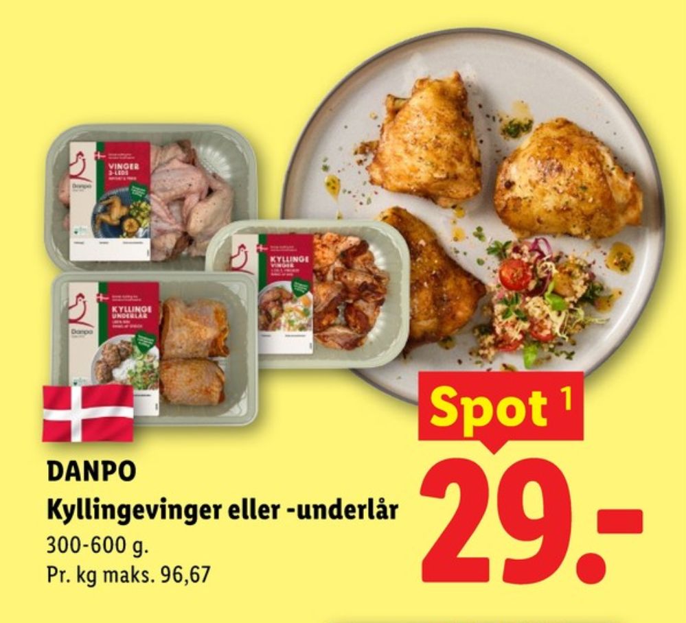 Danpo, Kyllingevinger
