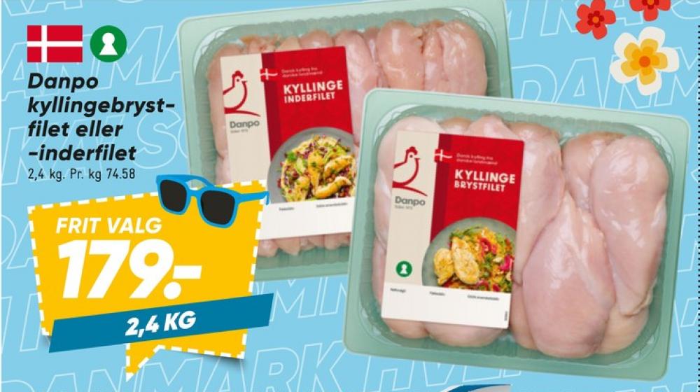 Danpo, Kyllingebrystfilet