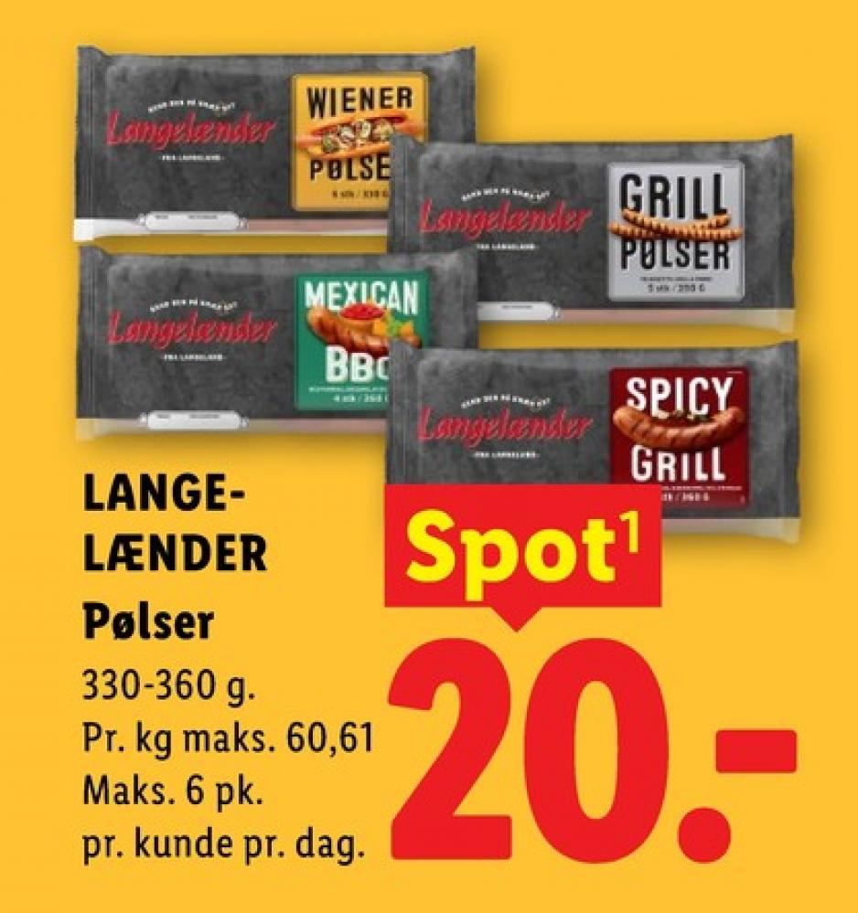 Langelænder, Spicy Grill Pølser