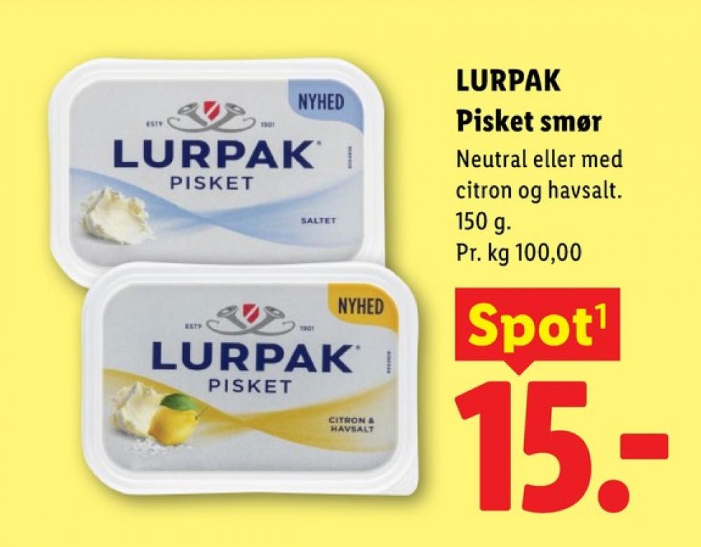 Lurpak, Smørbar Pisket Citron og Havsalt