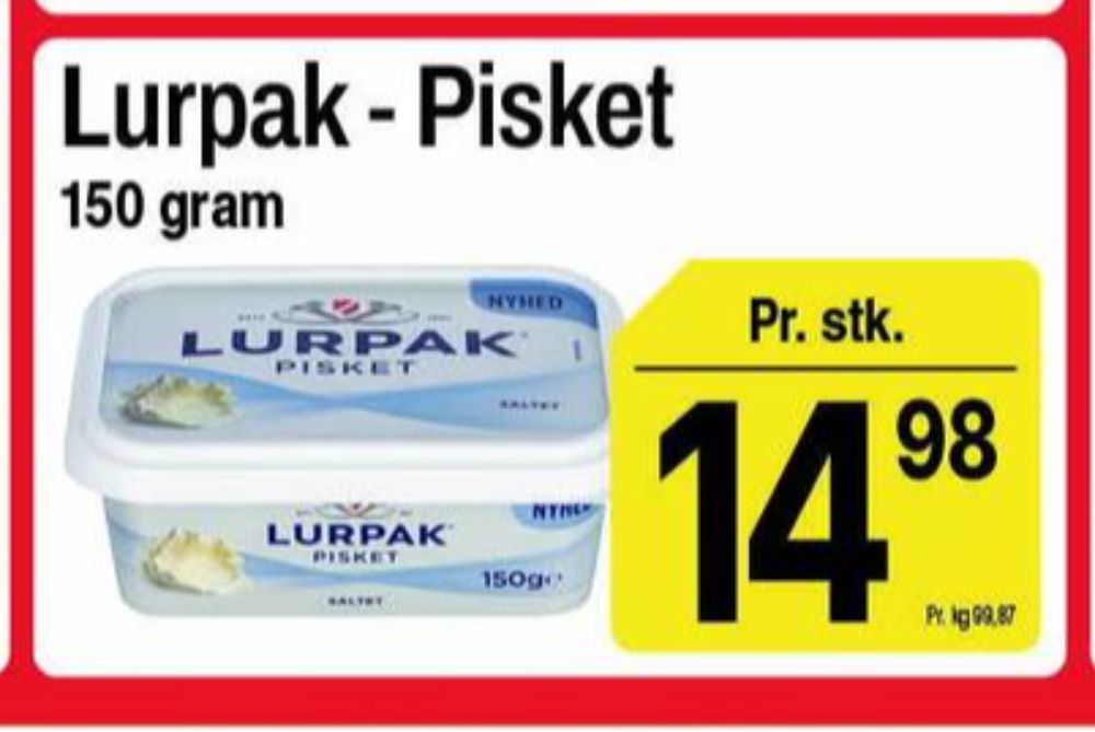 Lurpak, Smørbar Pisket Saltet