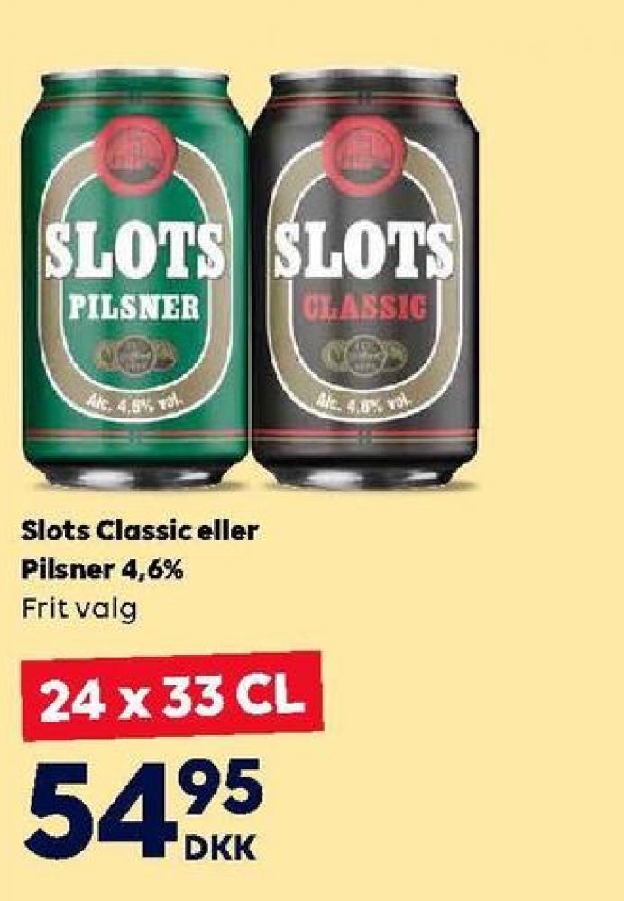 Slots Classic, Øl 24 pk.