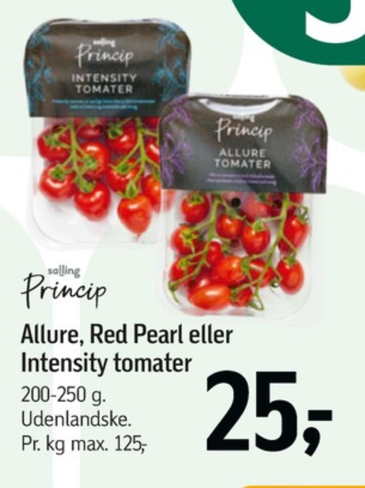 Salling Princip, Tomater