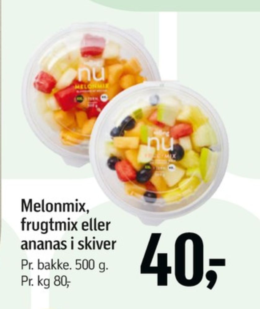 Salling Nu, Frugtmix