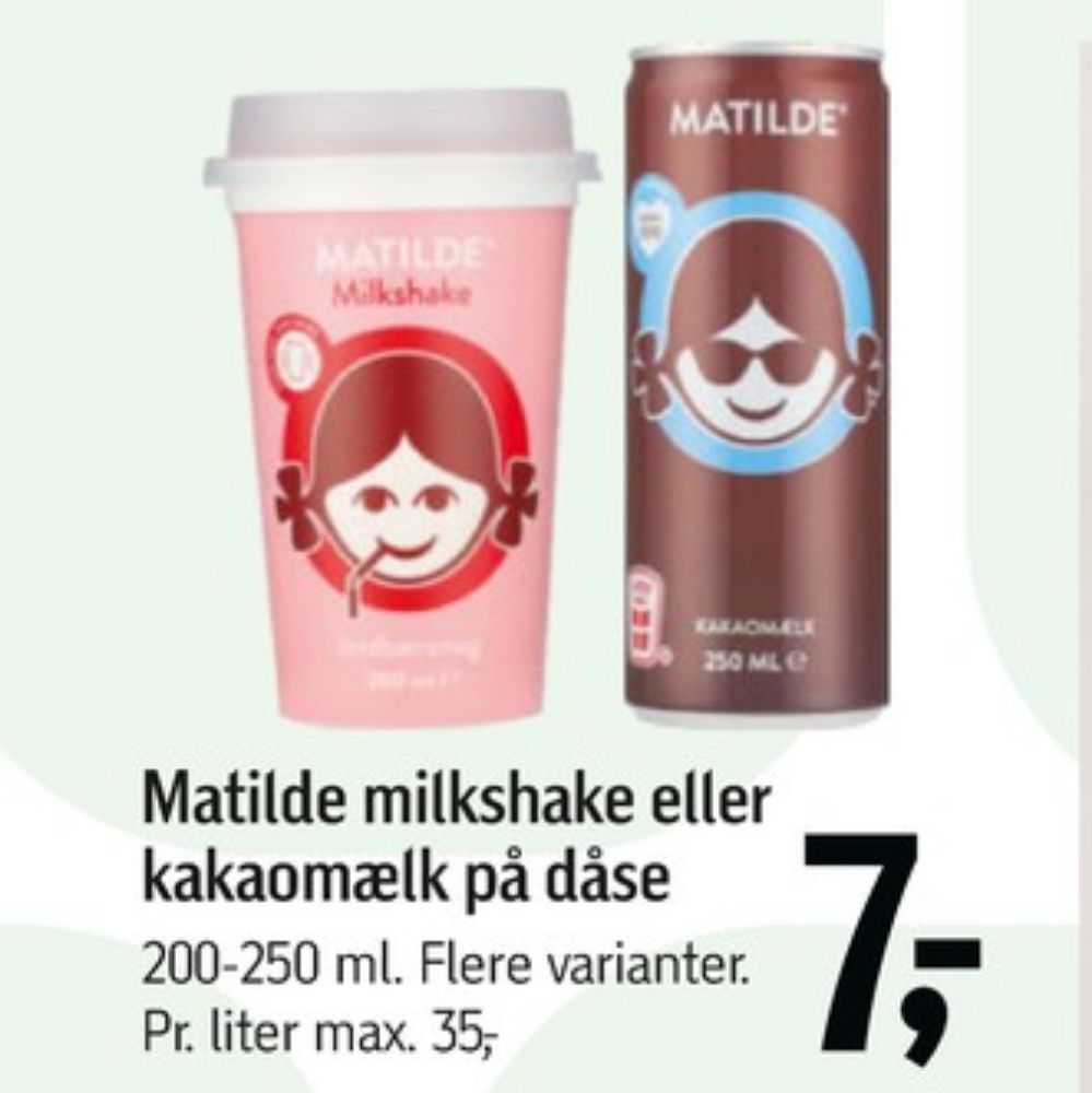 Matilde, Kakaomælk
