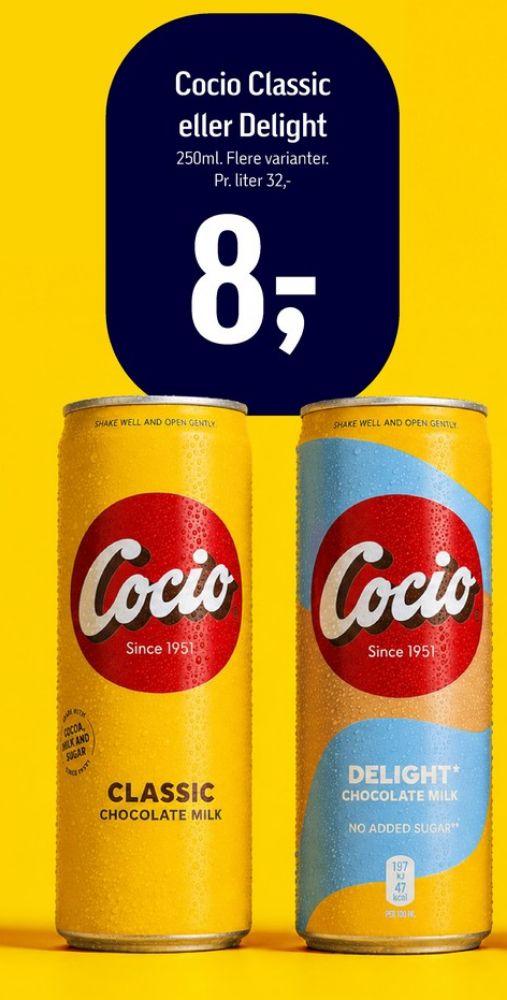 Cocio, Kakaomælk