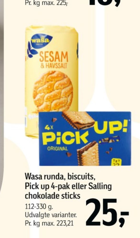 Wasa, Sesam & Havsalt knækbrød