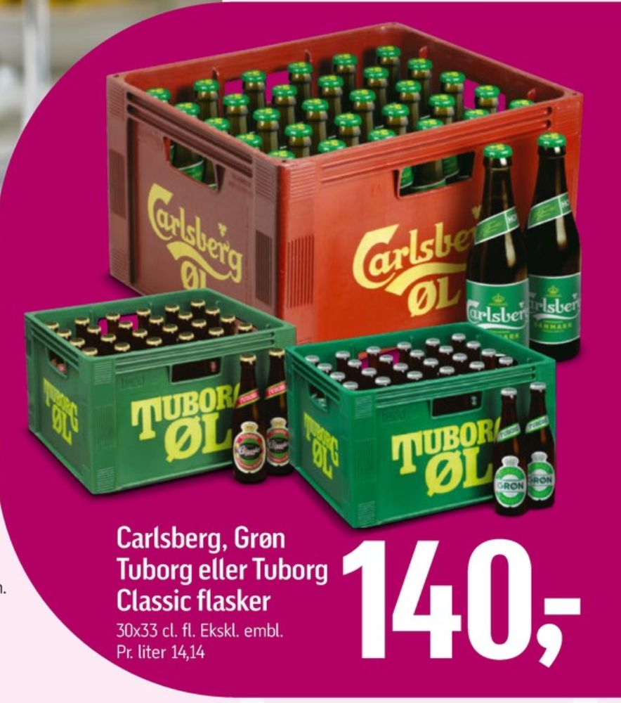 Tuborg Classic, Øl
