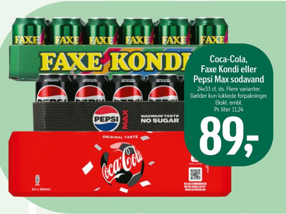 Pepsi Max, Cola 24 pk.