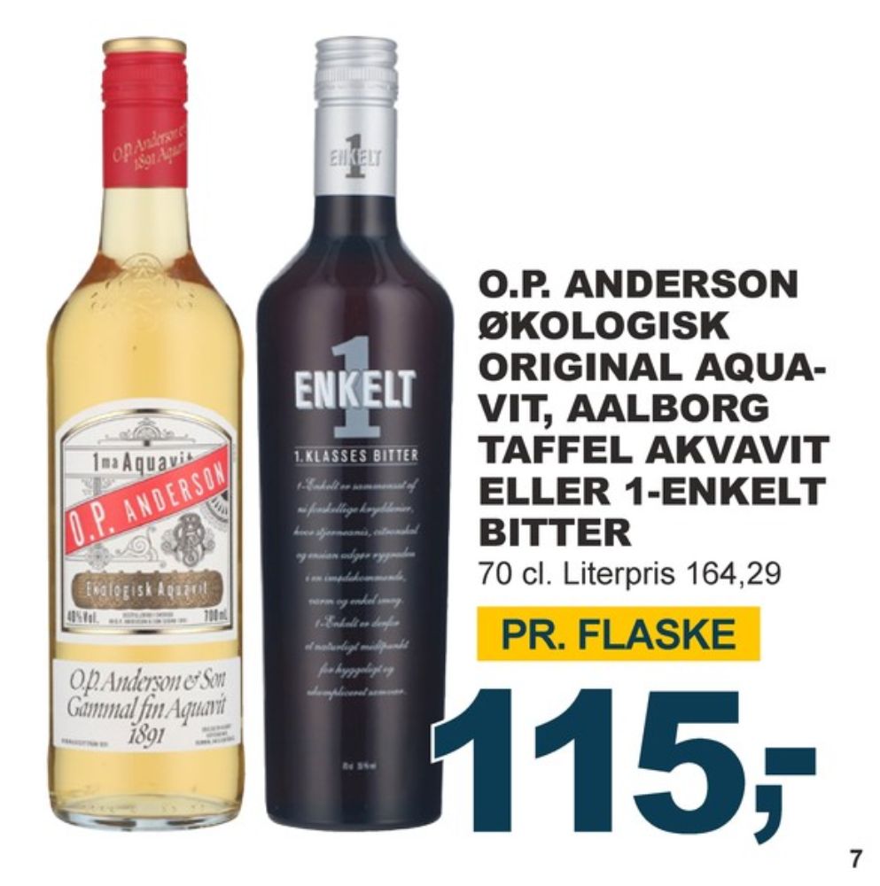 OP Anderson Original, Akvavit