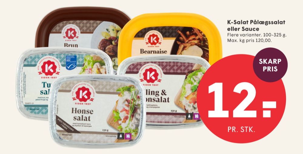K-salat, Kylling & Baconsalat