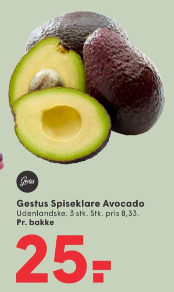 Gestus, Avocado