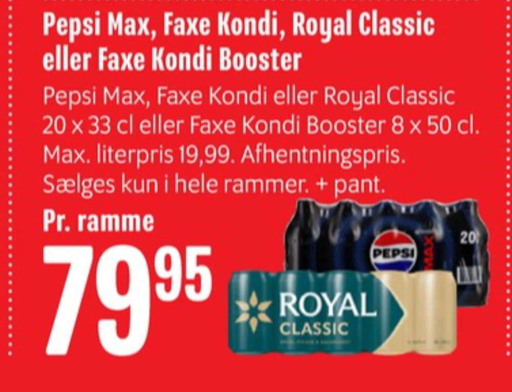 Pepsi Max, Cola 20 pk