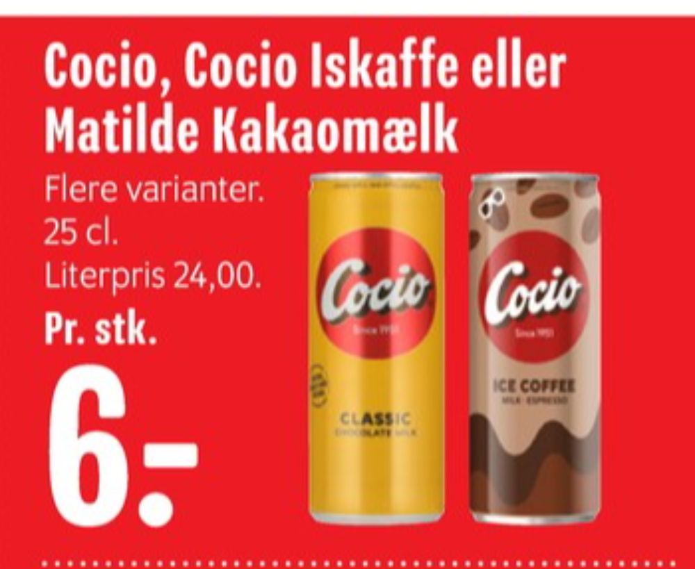 Cocio, Kakaomælk