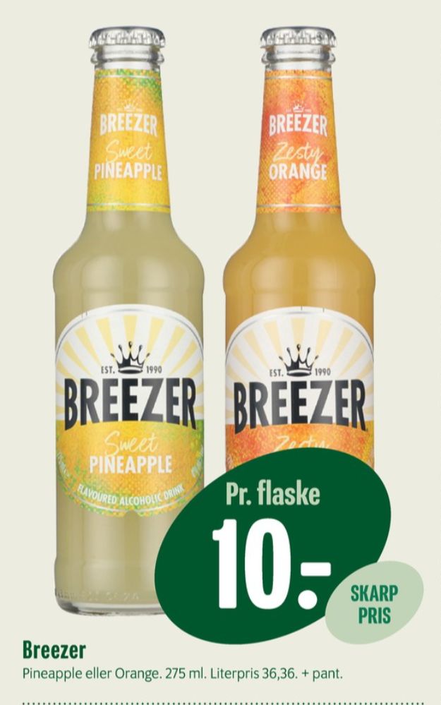 Bacardi Breezer, Sweet Pineapple RTD