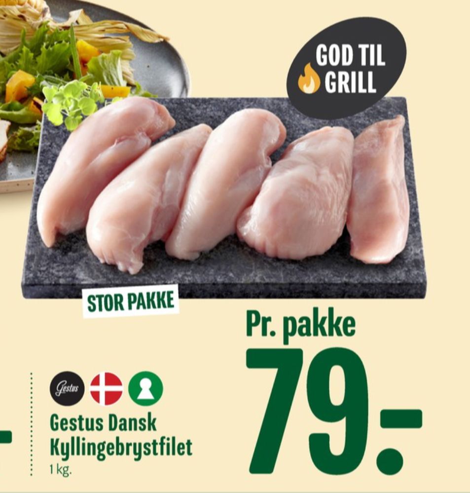 Gestus, Kyllingebrystfilet