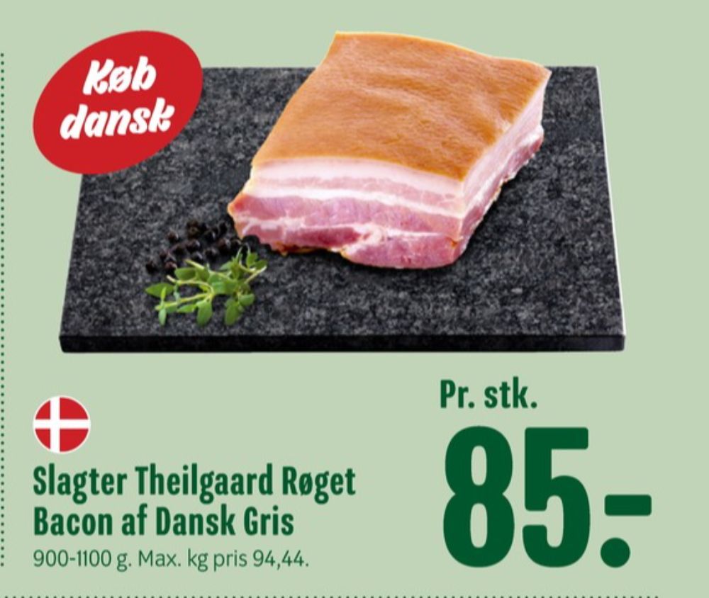 Theilgaard, Bacon