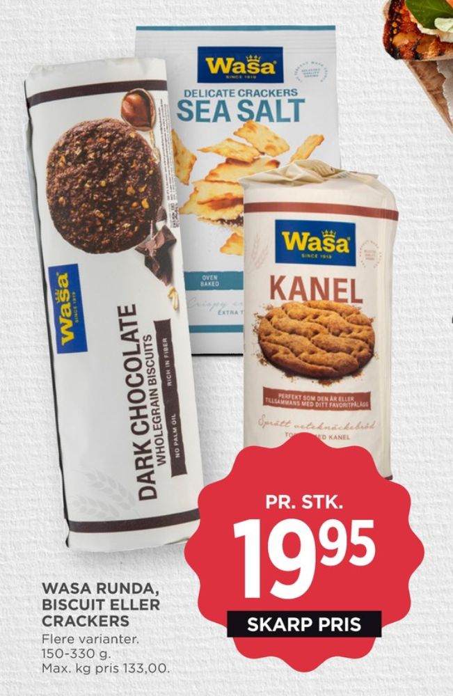 Wasa, Kanel knækbrød