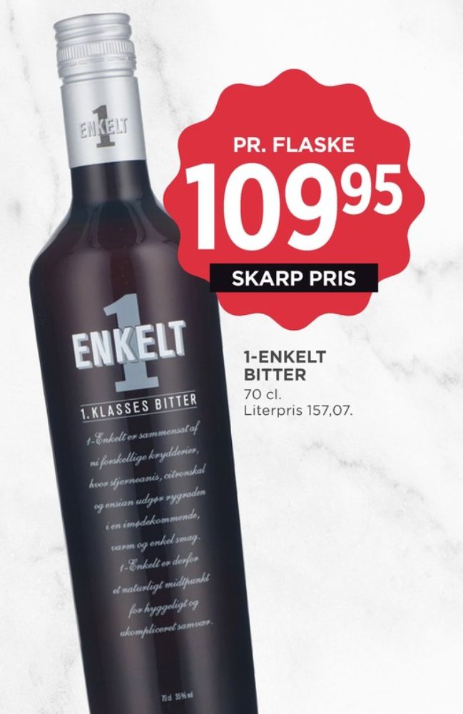 1-Enkelt, Bitter