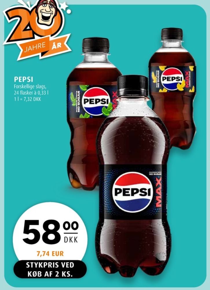 Pepsi Max Lime, Cola 24 pk.
