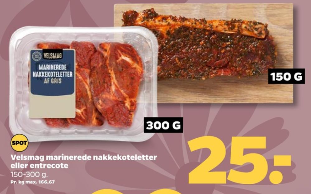 Velsmag, Nakkekoteletter