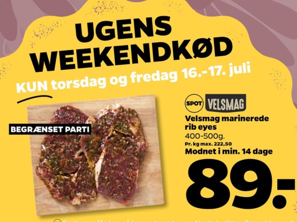 Velsmag, Ribeye