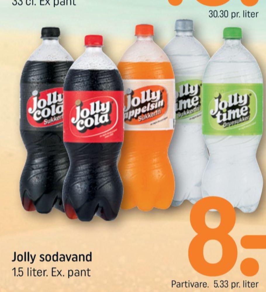 Jolly Cola Sukkerfri, Cola